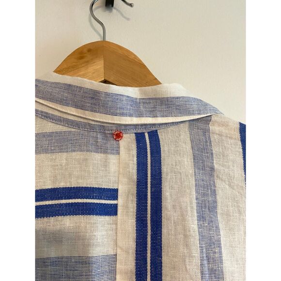 NWOT Red Carter Linen Belted Waist Maxi Dress with POCKETS - Picture 7 of 7